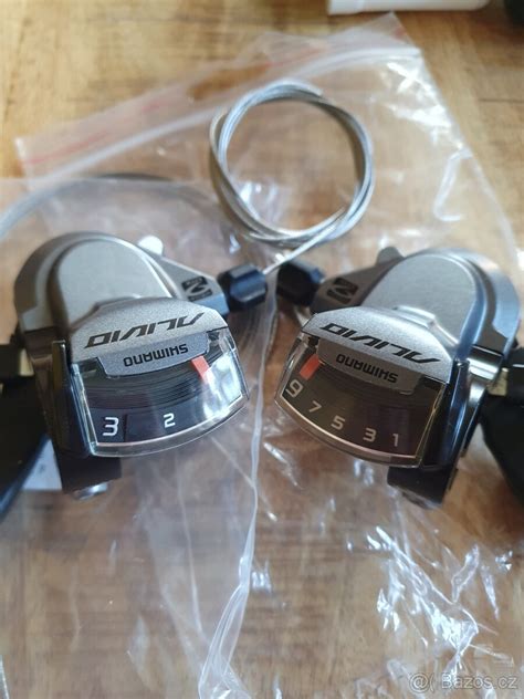ovládání řadicích páček Shimano na kole