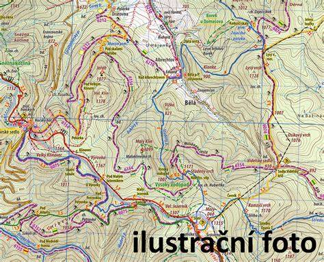 turistická mapa Posázaví a okolí