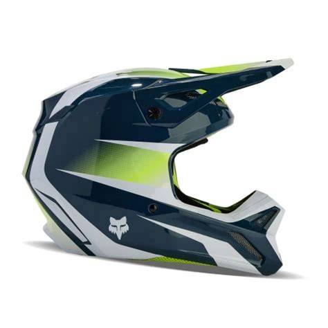 detaily dětské motokrosové helmy fox