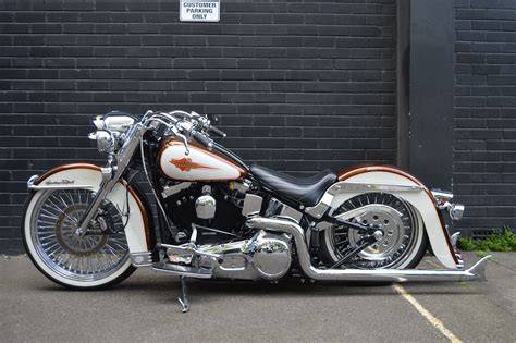 heritage softail design timeline (infographic)