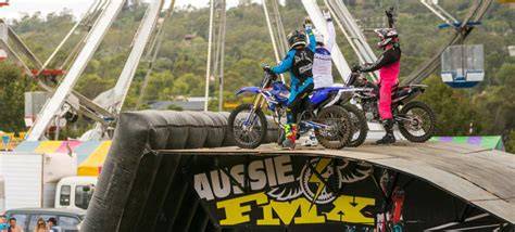 FMX show crowd and ramps
