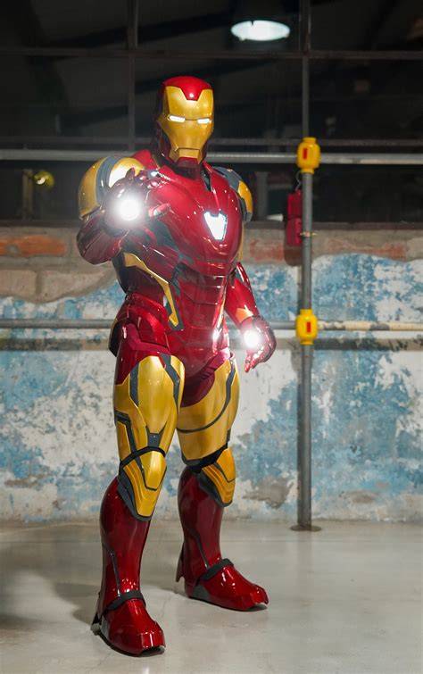 maska iron man cosplay inflow