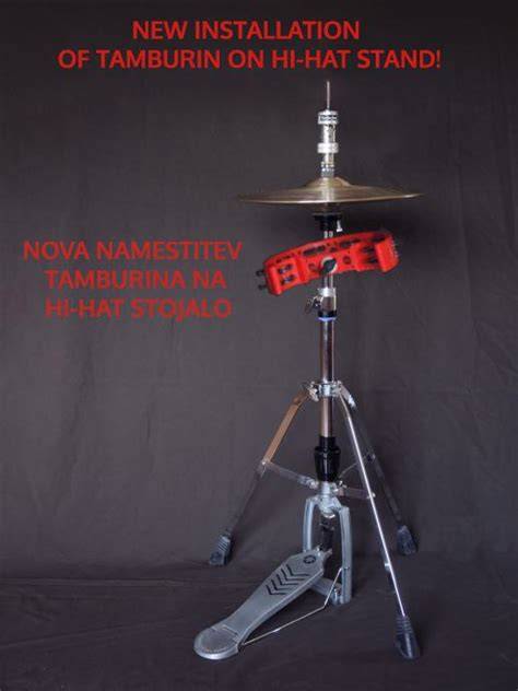 infografika tamburina na hi-hat