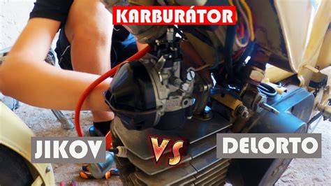 grafické znázornění Dellorto vs Jikov (karburátory)