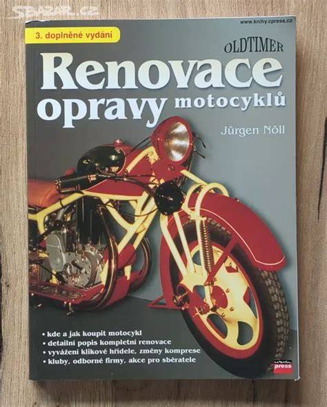 Infografika procesu renovace historických motocyklů