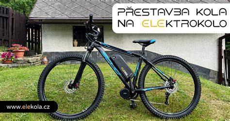 ilustrativní diagram přestavby kola na elektrokolo