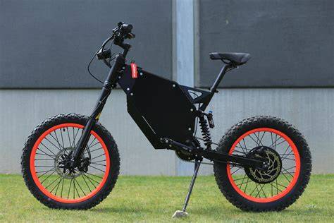 schéma výkonu a dojezdu elektrických motorek v terénu