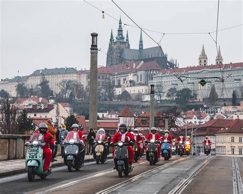 charitativní trasa a etapy jízdy