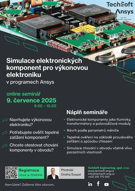 ilustrace elektronických komponent koloběžky