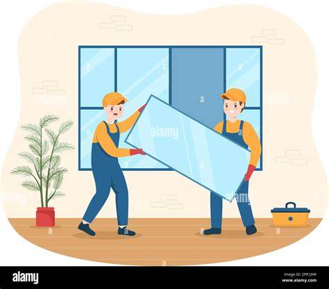 illustration protecting glass installation steps