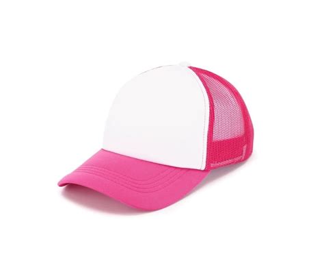 Růžová motokrosová trucker kšiltovka