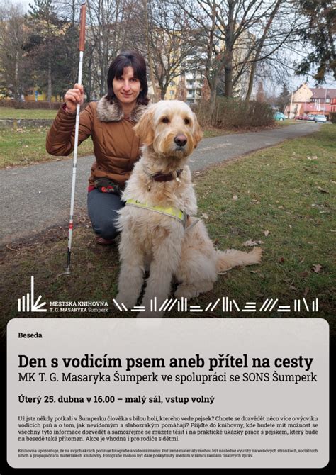 Petra Bezáková s vodicím psem Chopperem