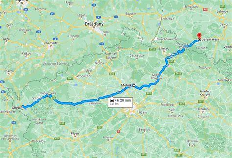 trasa motorkářské vyjížďky mapa