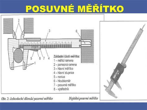 měření čepu pedálu posuvným měřítkem