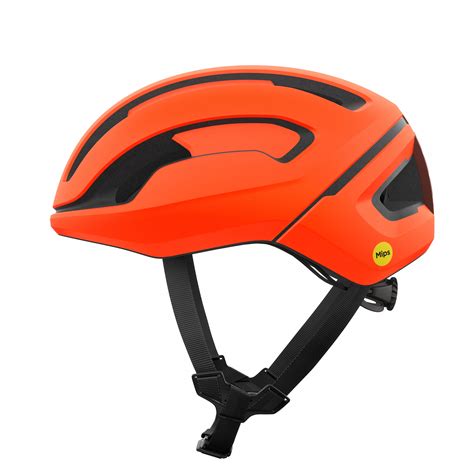 oranžová cyklistická přilba detail