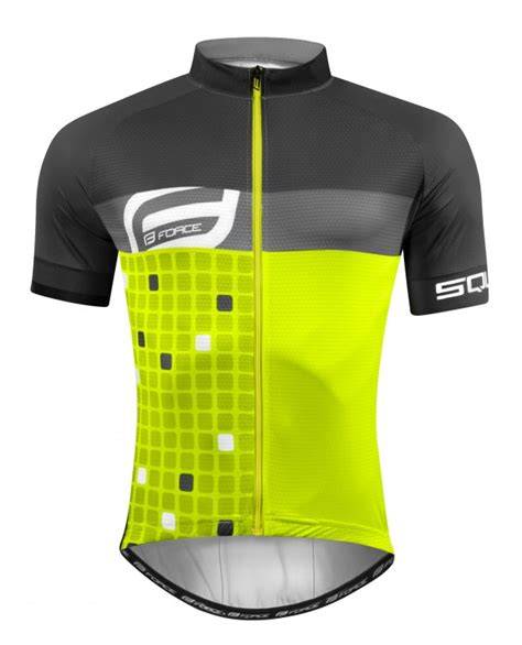 šedý fluo cyklistický dres