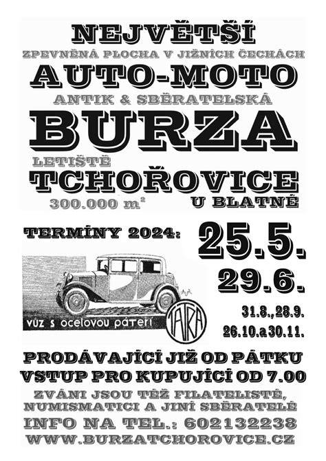 Auto moto veteránská burza Tchořovice