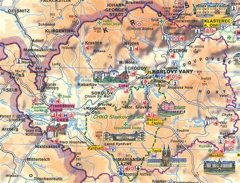 Cyklotrasy Karlovarského kraje mapa