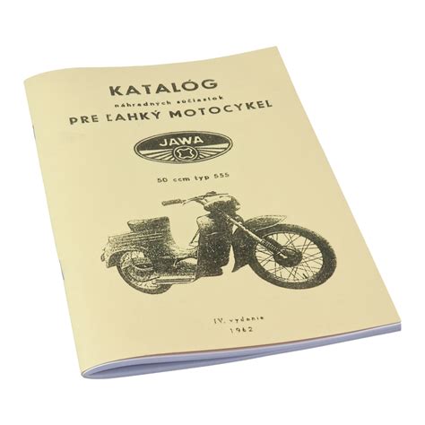 Jawa 555 katalog náhradních dílů