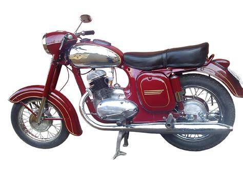 Jawa 250 Kývačka boční pohled