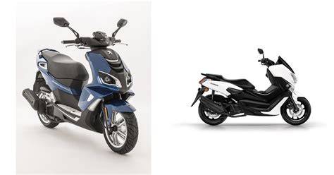 Porovnání městských skútrů Peugeot Honda Yamaha