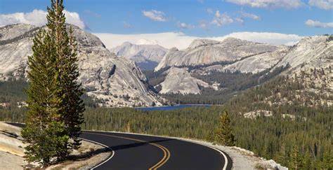 Tioga Pass a Yosemite horské kolo