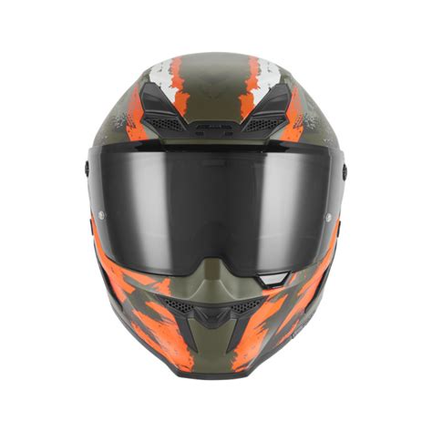 motocyklová přilba a oranžová LED lampa