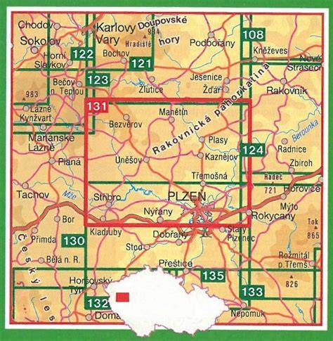cyklotrasy Plzeňsko mapa