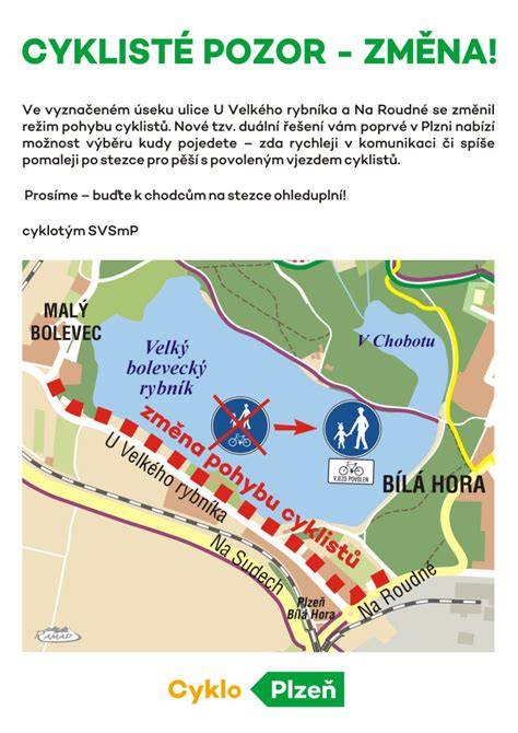 cyklista u Boleveckého rybníka