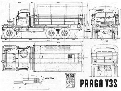 Praga V3S nosič kontejneru technika a parametry
