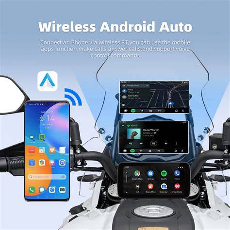 Android navigace na řídítkách motocyklu