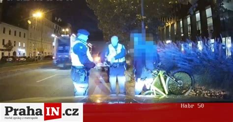 Opilý cyklista v nočním provozu
