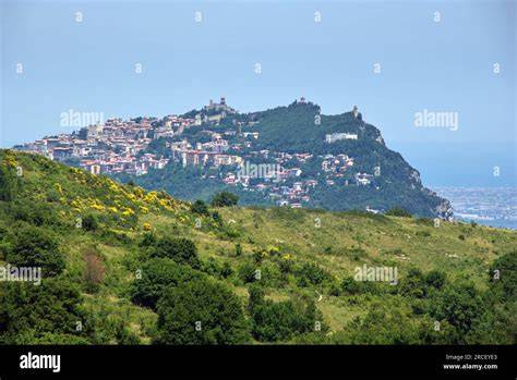 panorama Jaderského moře z Monte Titano