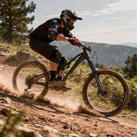 27,5palcové MTB kolo na trailu