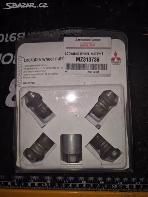 Bezpečnostní matice na kole Mitsubishi