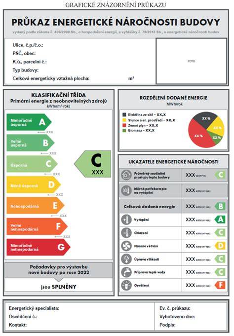 Průkaz energetické náročnosti budovy PENB