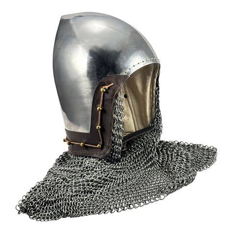Rozměry středověké přilby bascinet