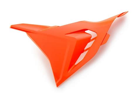 oranžová bílá černá maska KTM