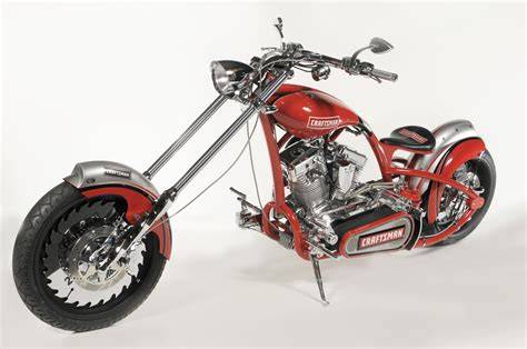 OCC chopper detail motoru a rámu