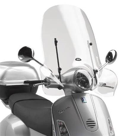 Sportovní čiré plexi Vespa GTS