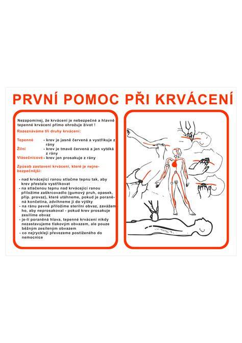 První pomoc při masivním krvácení