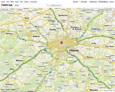 mapa Global Moto Praha Záběhlice