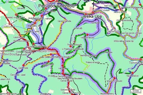 Cyklostezka Velká Klajdovka mapa trasy