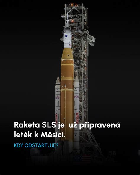 Raketa SLS startuje s lodí Orion