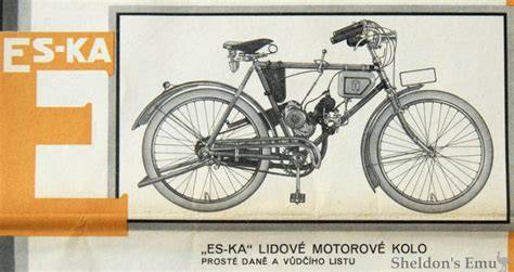 Vývoj motokola Es-Ka 1931 až 1938