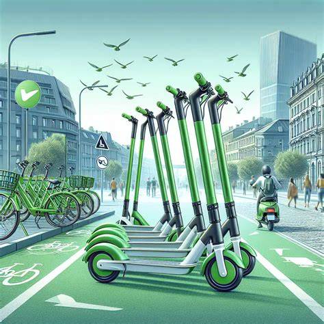 Kontrola elektrické koloběžky Lime před jízdou