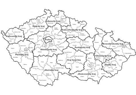 Mapa nehod cyklistů podle krajů ČR