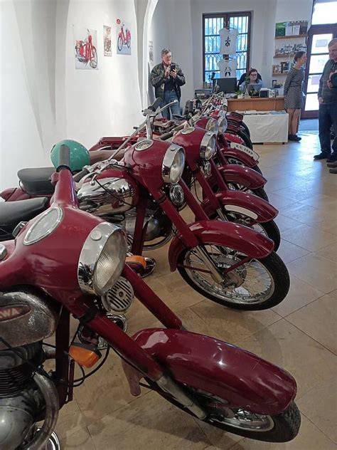 Výstava historických motocyklů v Opavě