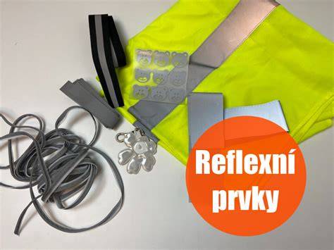 Reflexní prvky na zimních cyklistických rukavicích
