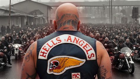 Hells Angels motocykl s okřídlenou lebkou